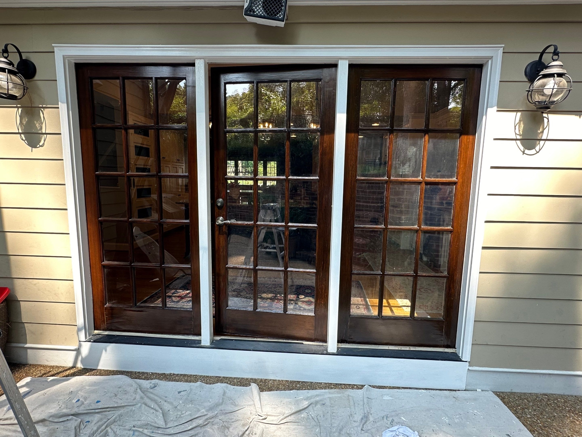 Exterior Stained Door in Richmond, VA 